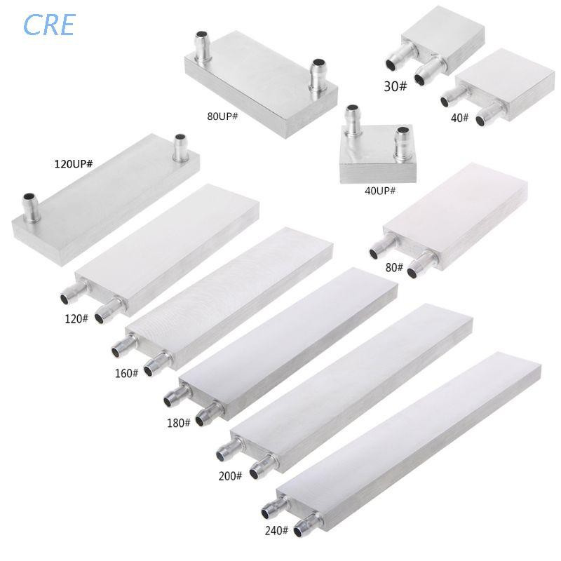 CRE  40*120mm Primary Aluminum Water Cooling Block Heat Sink System For PC Laptop CPU