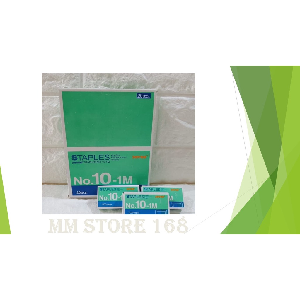

Isi staples Kecil No 10 merk Joyko ( isi 20 box kcl )