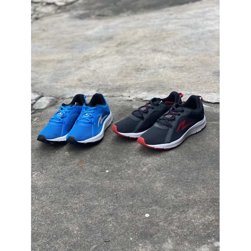 Sepatu Running Specs Lightstreak Black Red White