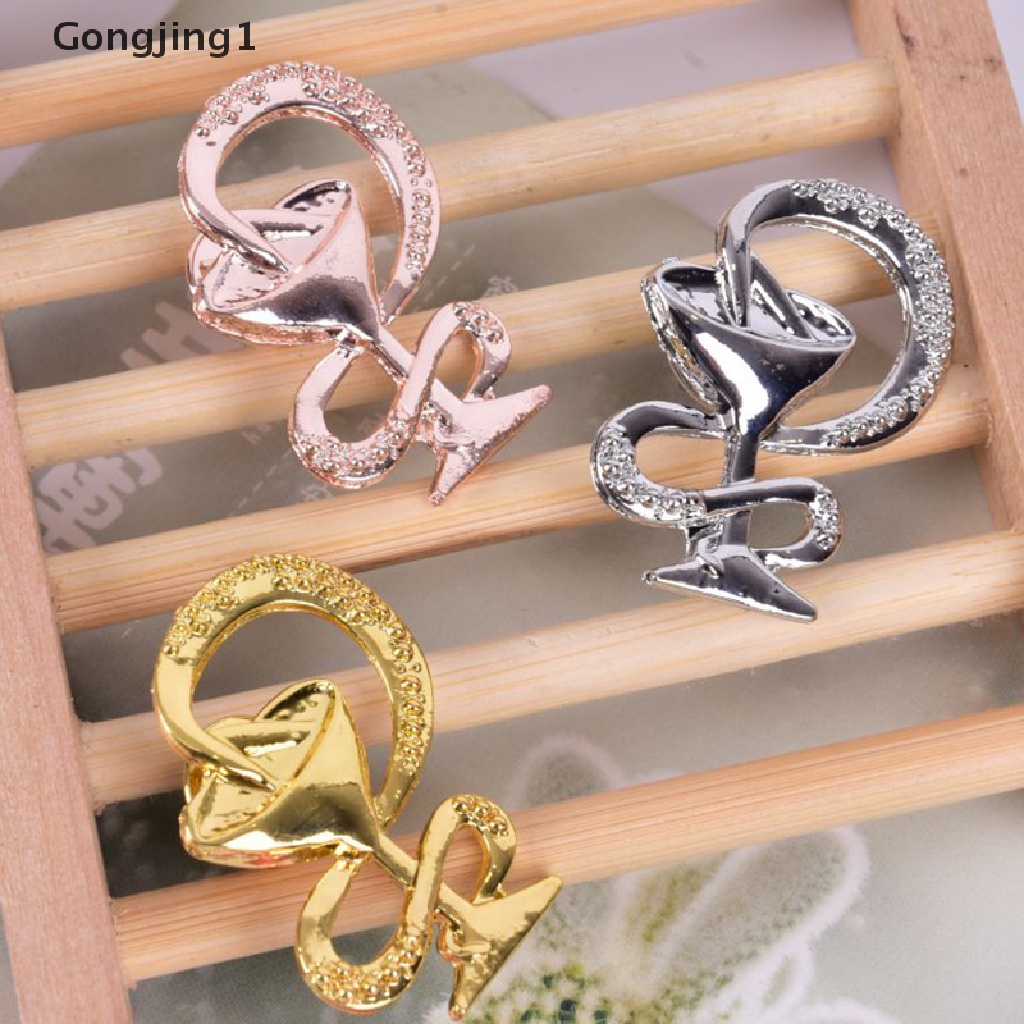 Gongjing1 Bros Pin Desain Simbol Medis Ular Aksesoris Wanita