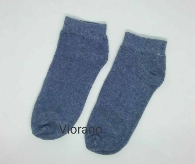 Kaos Kaki Unisex Polos Abu Diatas Mata Kaki Murah Berkualitas Bisa untuk Pria &amp; Wanita / Grey Socks