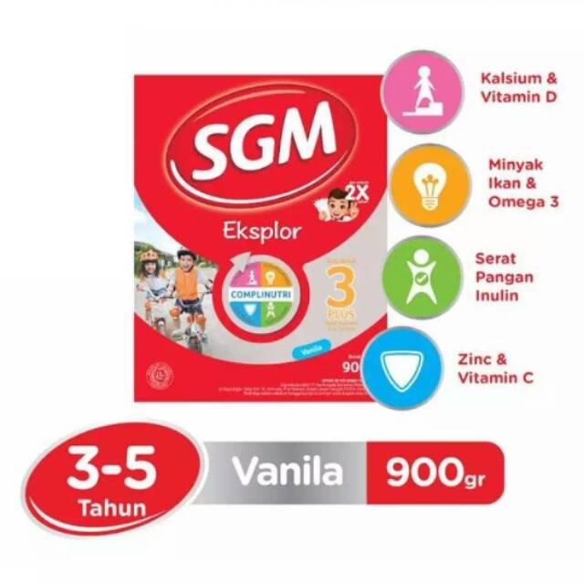 SGM Eksplor 3+ Vanila 900g