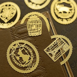 DAY7  Pembatas buku klip bookmark korea vintage lucu dan cantik bahan logam