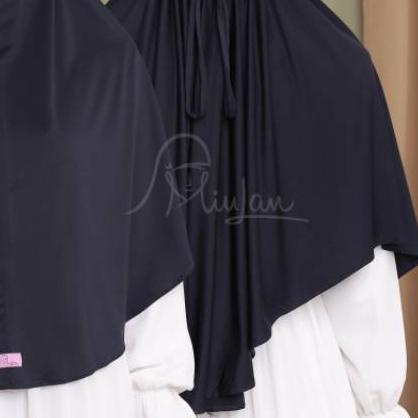 ● Bergo Miulan Dewasa BPL XL Plain Laura Dewasa Jumbo Jilbab Serut Miulan Hijab Syari ➽