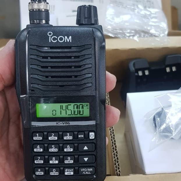 RADIO HT ICOM IC-V86 VHF HANDIE TALKY ICOM V86 VHF HT ICOM V86