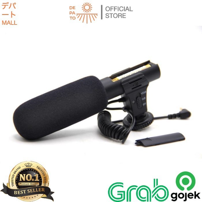 Microphone Camera Sidande Shotgun for DSLR Kamera Condenser MIC 01