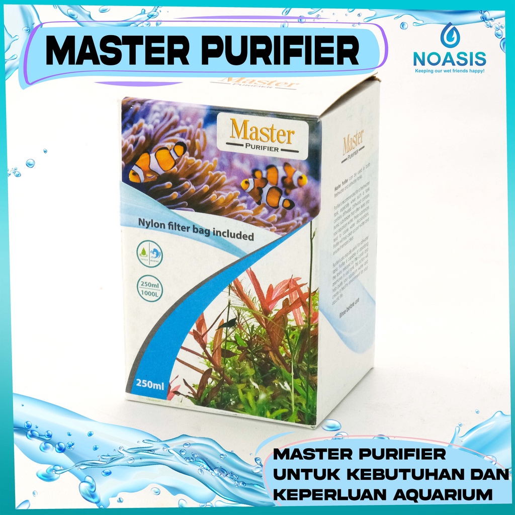 MASTER PURIFIER PENJERNIH AIR 250 ML AQUARIUM AKUARIUM AQUASCAPE