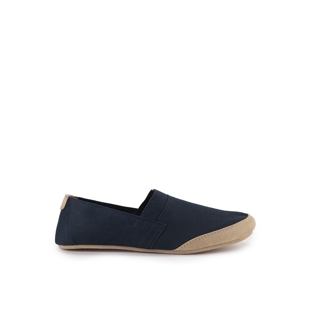 Niel Sepatu Slip On Pria Bridge Twill Kanvas
