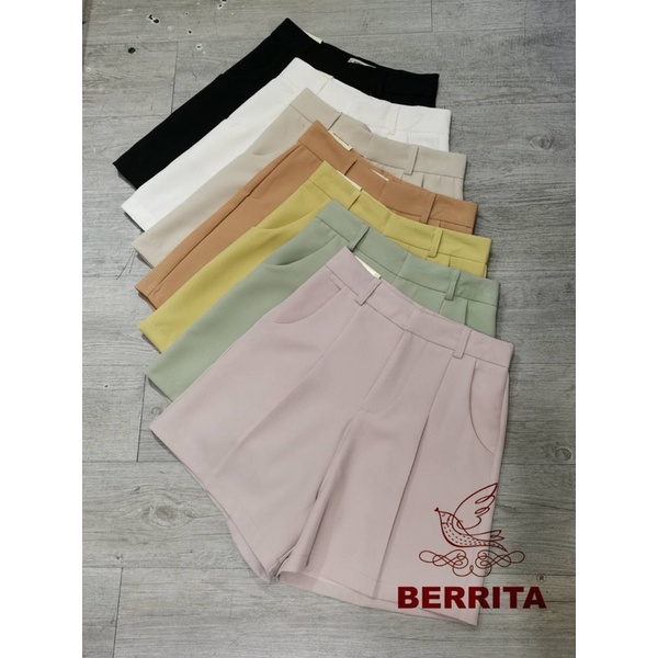 CELANA PENDEK BERRITA ZIPPER DEPAN / HOTPANTS HIGHWAIST BANGKOK (CLBRT037)