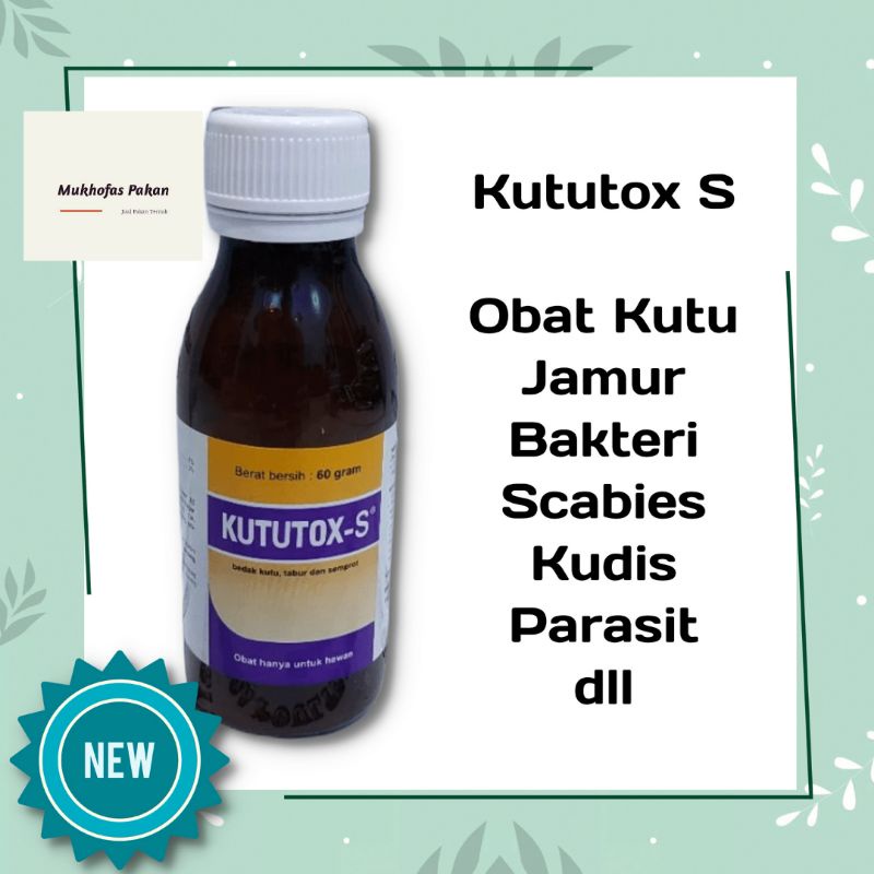Kututox S | Obat Kutu, Jamur, Bakteri, Scabies, Kudis, Parasit