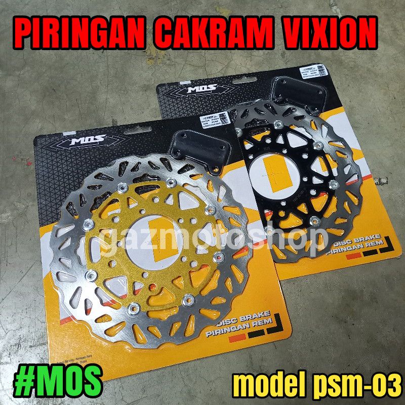 Piringan Cakram Vixion Depan Lebar 300 mm Model TDR Mos Kembang Disc Vixion Lama New NVL NVA