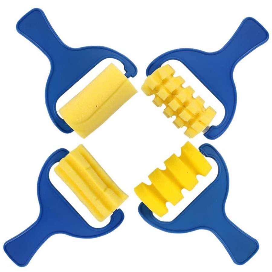 

Alat Lukis Anak Kuas Spons Sponge Roller Brush Painting Set RB9