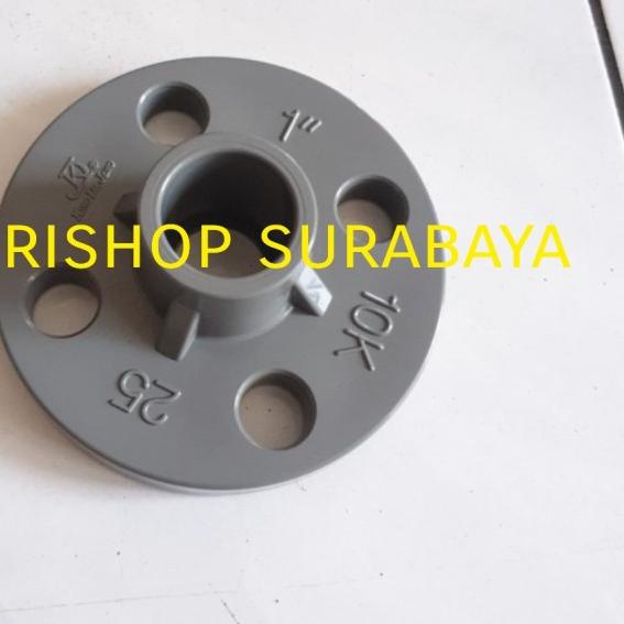♙ Flange pvc 1" atau Flang/ Plendes pvc 1" ☚