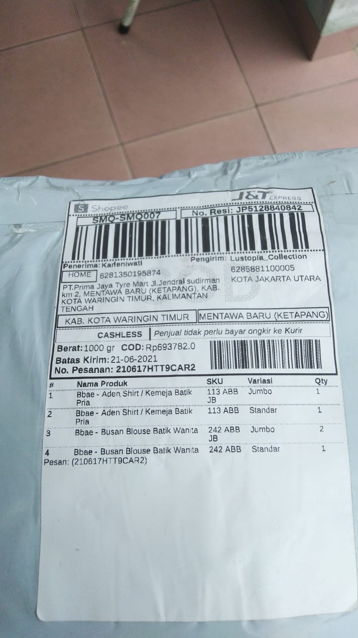 Bbae - Busan Blouse Batik Wanita