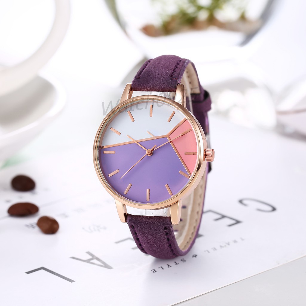 ✅[COD] Jam Tangan Wanita Kulit Simple Tahan Air Murah 8 Warna Import Terbaru