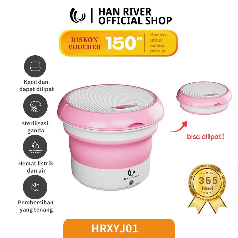 Mesin Cuci Lipat Mini Portable