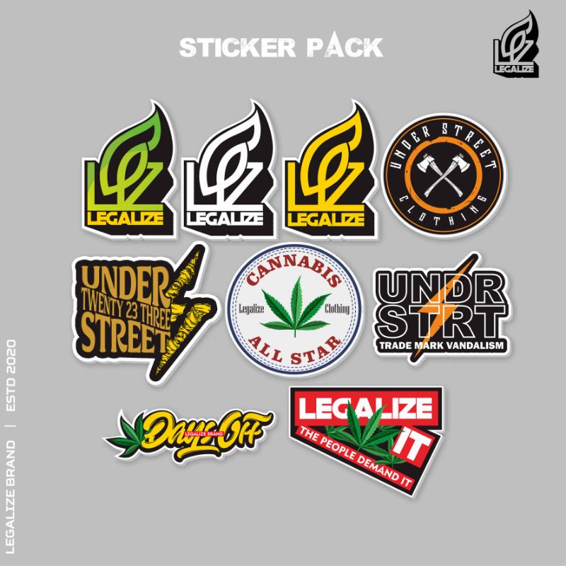 

STICKER PACK LEGAIZE X UNDERSTREET