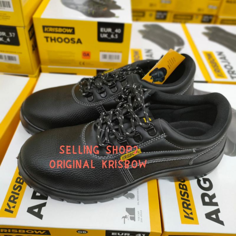 Sepatu Safety KRISBOW ARGON 4" || Safety Shoes Krisbow ARGON 4IN || Sepatu Safety Krisbow ARGON