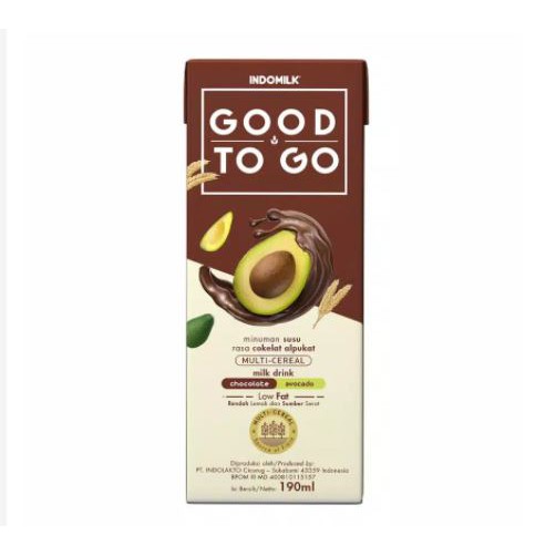 Indomilk Susu UHT Good To Go Choco Avocado 190 ml