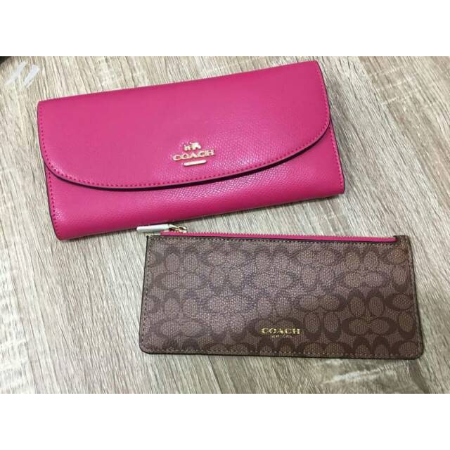 Coach Dompet Panjang + Pouch