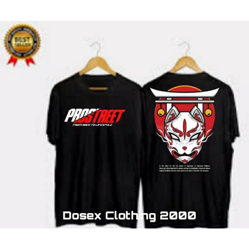 ATASAN MODERN KAOS PROSTREET KITSUNE