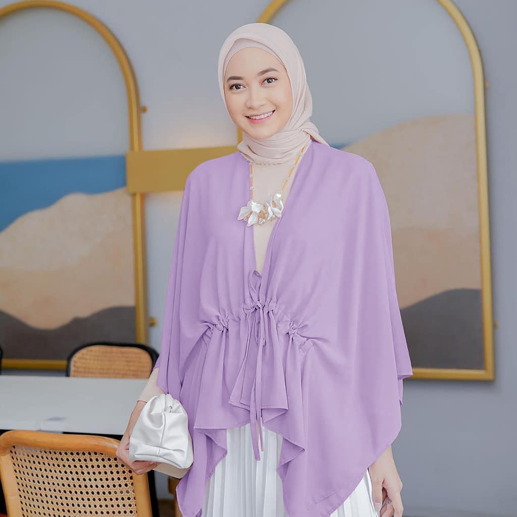 Baju Atasan THALIA Outer Cardigan Moscrepe