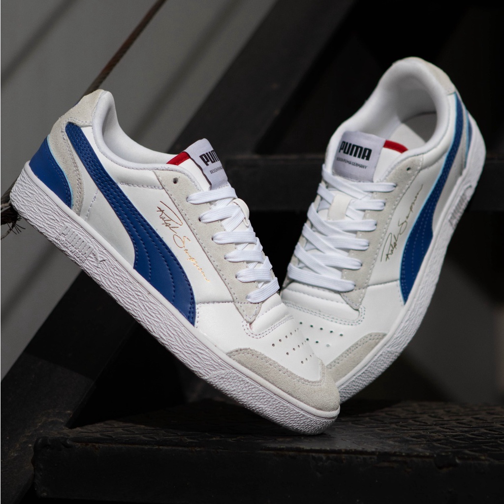 Sepatu Puma Ralph Sampson [White Blue] BNWB-4