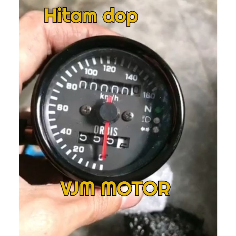 Spidometer speedometer indikator LED Stelan 6 fitur 12 Volt LED warna