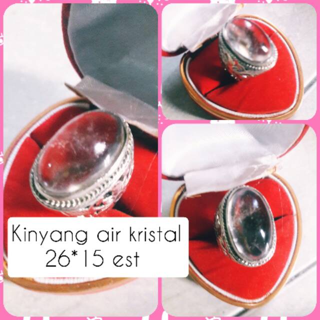 Obral murmer.. Cincin kinyang air kristal