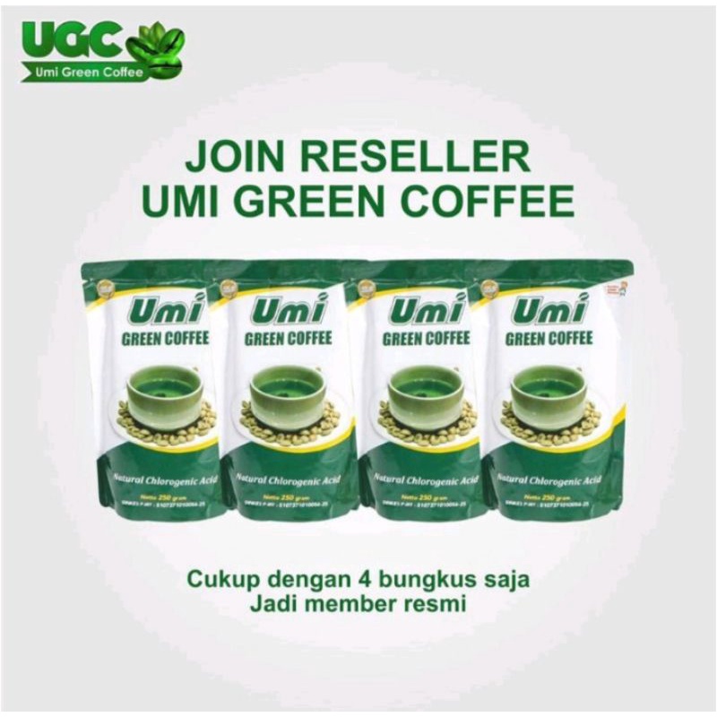 

Paket Reseller Umi Green Coffee Original 100%