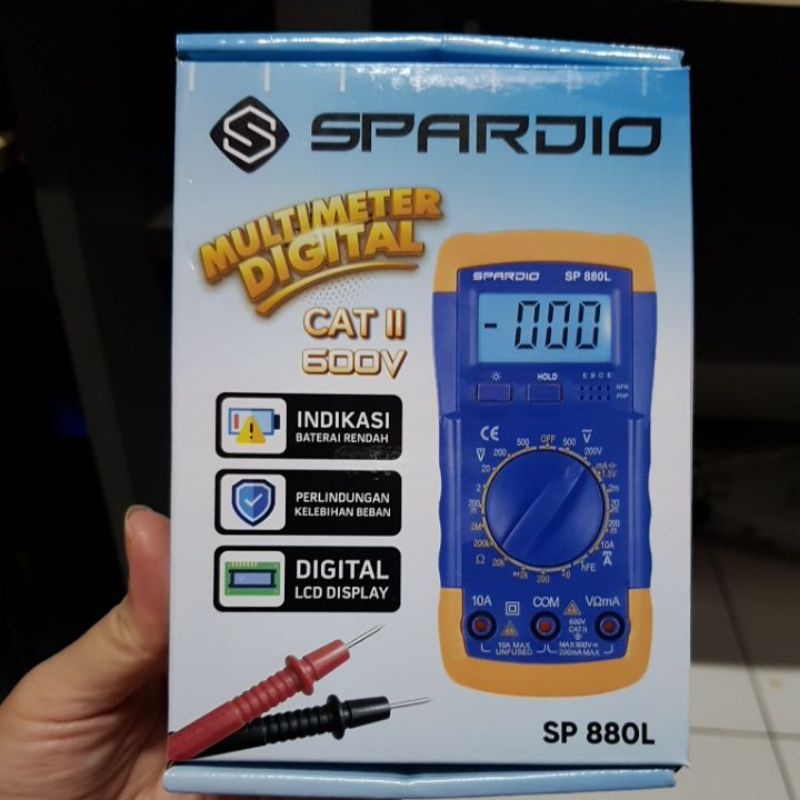 MULTIMETER digital SPARDIO IPX 7 SP880L