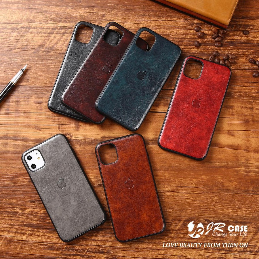 OPPO A15/A53/A33 CASE SOFTCASE LEATHER LOGO CASE, CASE KULIT SINTETIS