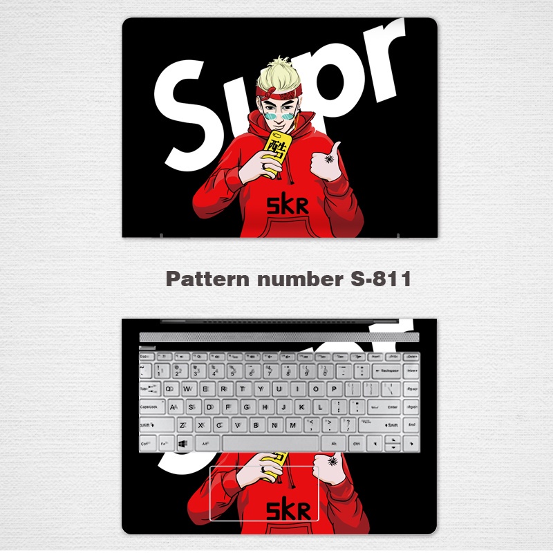 Stiker Skin Vinyl 2 Sisi Pelindung Laptop Universal DIY Untuk ASUS Notebook 11 / 12 / 13 / 14 &quot;/ 9 / 8&quot; / 750 &quot;