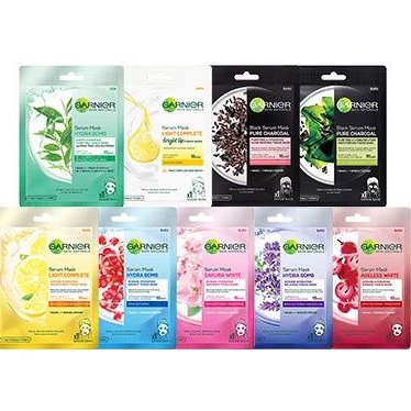 Garnier serum Sheet Mask All varian/ face mask serum