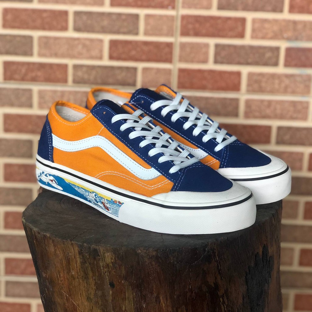 Vans Oldskool Style36 Decon SF Saltwash Yellow Blue (ORIGINAL)