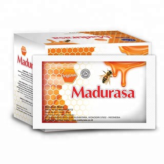 Jual Madurasa Madu Rasa Sachet 12x20 gr - Box (rasa original & jeruk ...