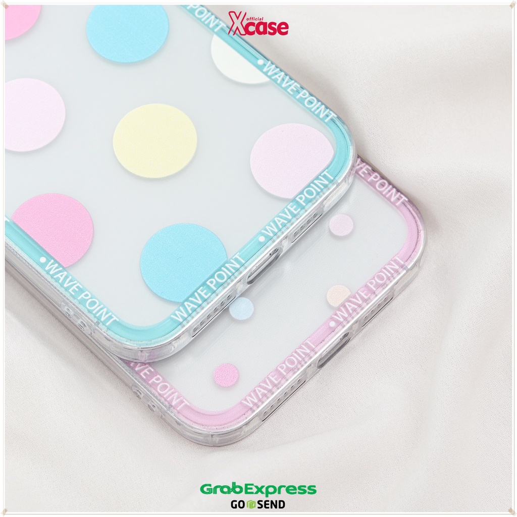 Clear Softcase Big &amp; Little Polkadot Full Lens Cover For iPhone 7 8 SE 7+ 8+ X XR XS MAX 11 12 13 MINI PRO MAX