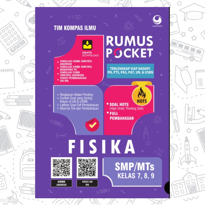 Rumus Pocket Fisika SMP/MTs Kelas 7 , 8 , 9