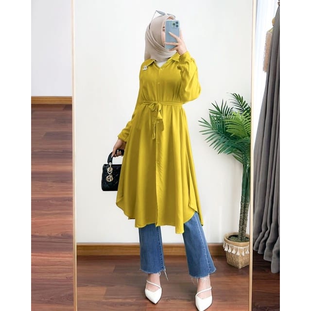 Tunik cheline - Tunik Wanita- Tunik Oversize