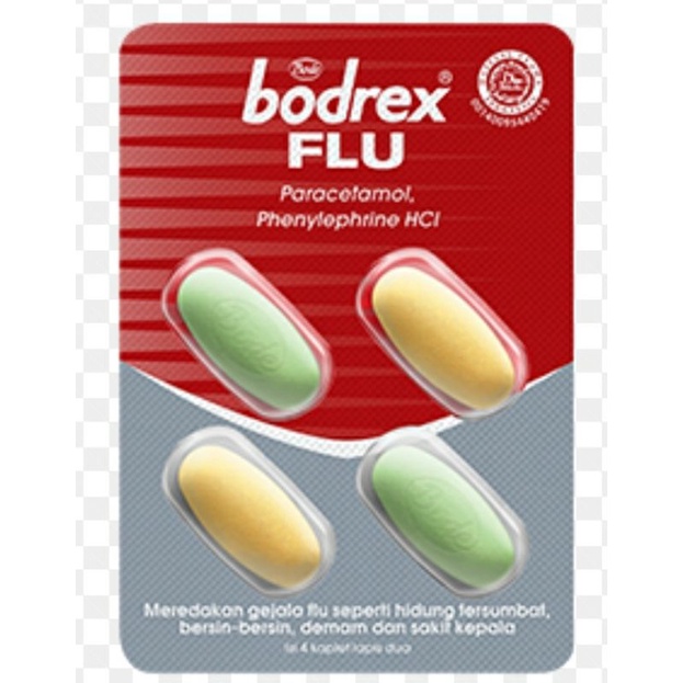 Bodrex Migra Extra Batuk Berdahak Blister Isi 4 / 10 Tablet Obat Sakit Kepala Nyeri Gigi Batuk Flu Demam