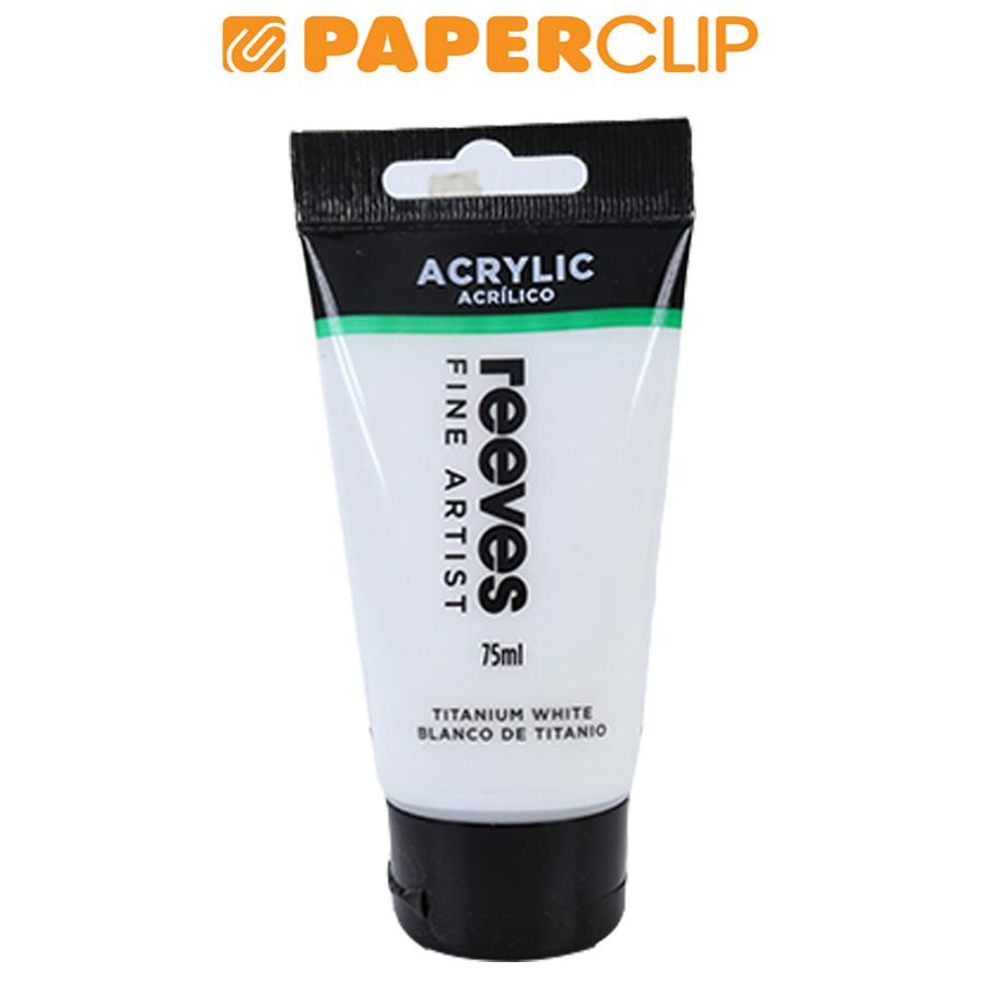 

ACRYLIC REEVES 75ML TITANIUM WHITE 0008250RVS