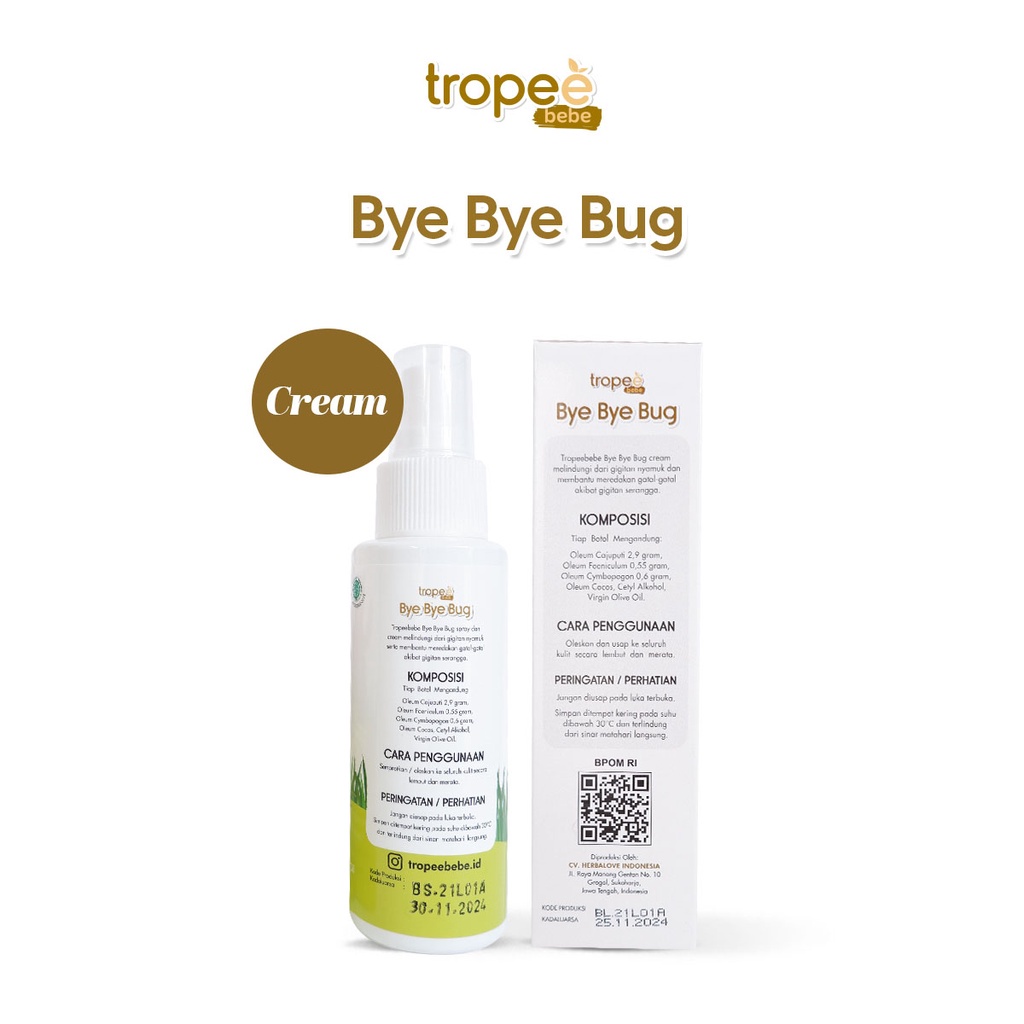 TROPEE BEBE BYE BYE BUG 100ML