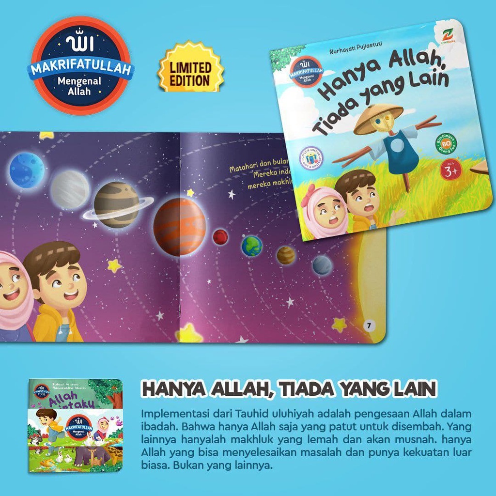 Buku Anak : Makrifatullah (Mengenal Allah) 1 Set 5 Buku