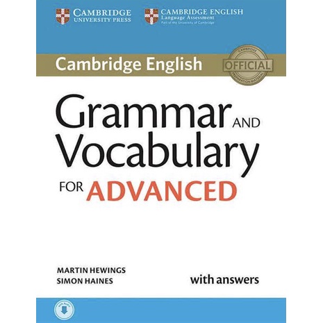 Cambridge English Grammar and Vocabulary for Advanced with Answers & Audio | Buku Tata Bahasa & Ujian Bahasa Inggris Tingkat Lanjutan