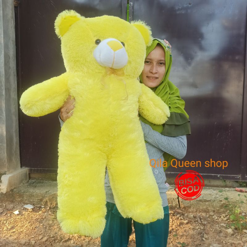 Boneka Teddy bear jumbo gratis ukir nama atau photo