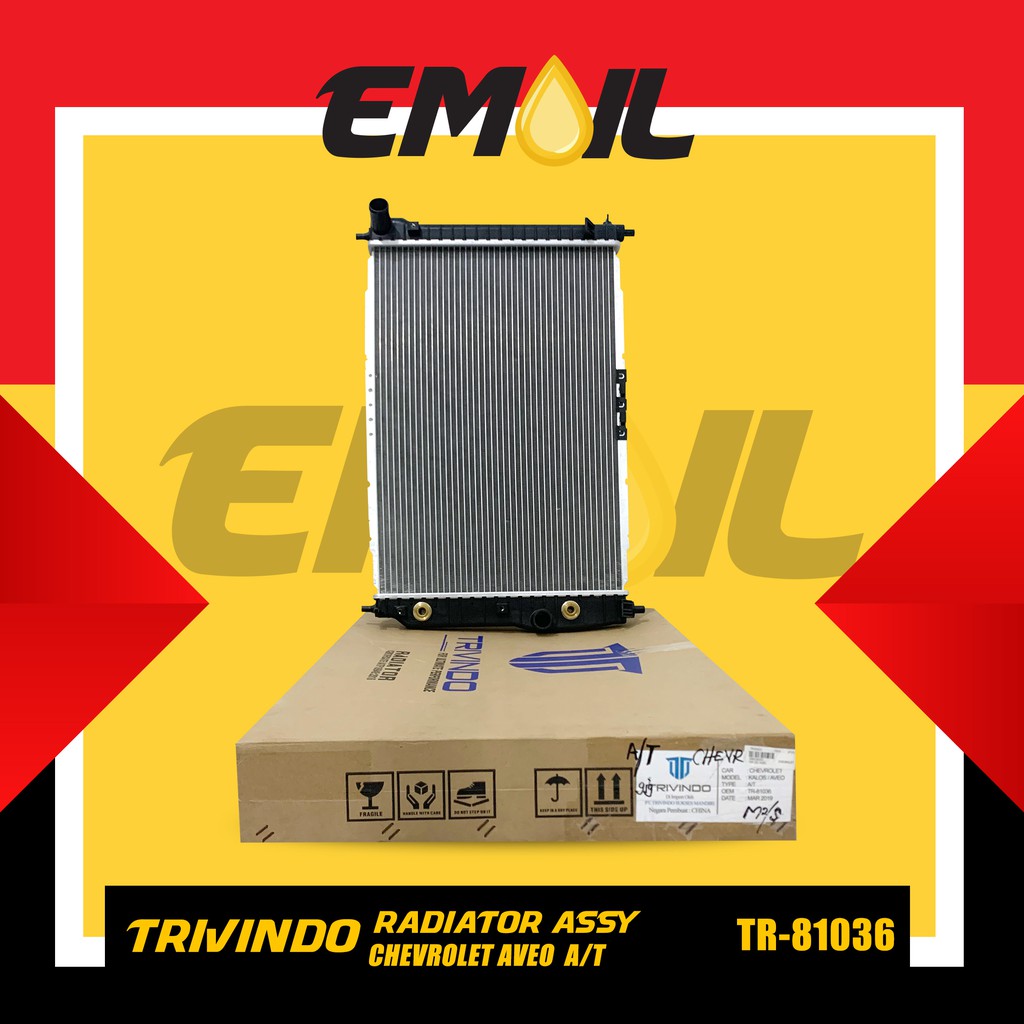 Radiator assy Chevrolet Kalos Aveo AT AUTOMATIC TR-81036 merk Trivindo