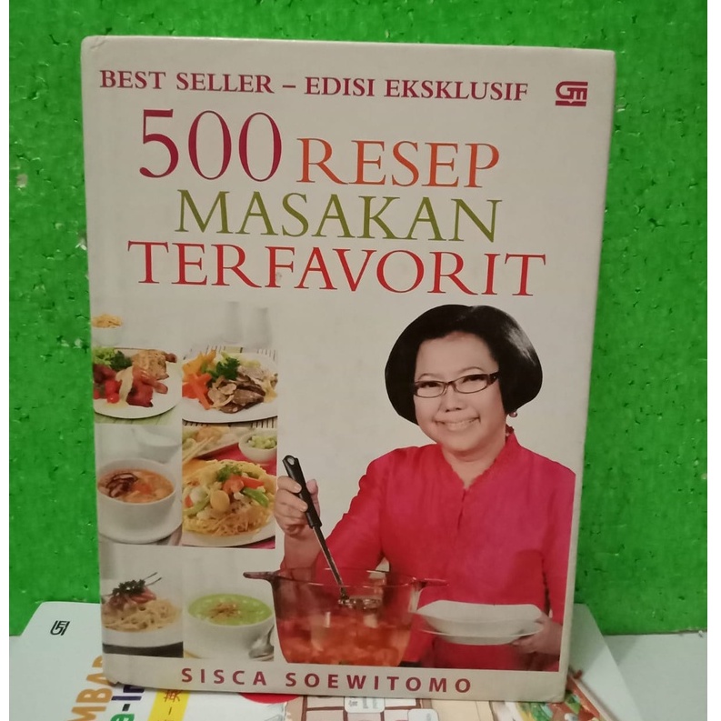 BUKU 500 RESEP MASAKAN TERFAVORIT BEST SELLER EDISI EKSKLUSIF BY SISCA SOEWITOMO