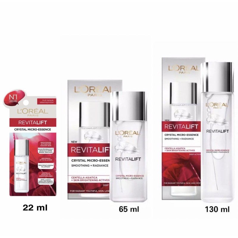 L’oreal Paris Revitalift Crystal Micro Essence Water Serum Skin Care - 22 ml / 65 ml / 130 ml