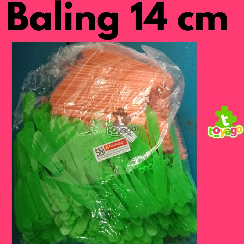 Baling Baling Kecil/Kitiran Panjang 14 cm isi +-500 Pcs Grosir Murah