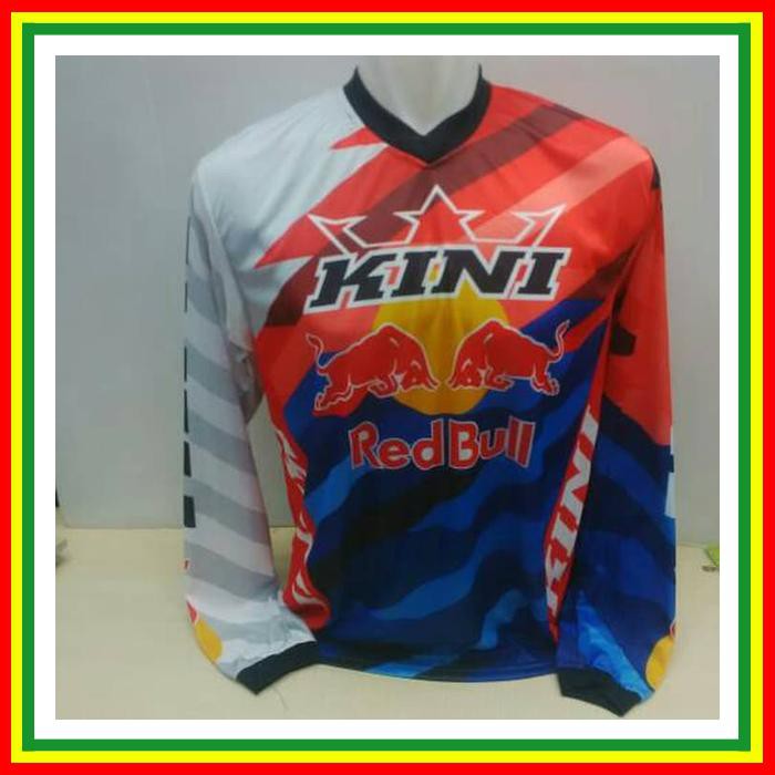 Baju Jersey Sepeda Mtb Pakaian Bersepeda Baju ~ Jersey Trail Baju Sepeda Kini Redbull